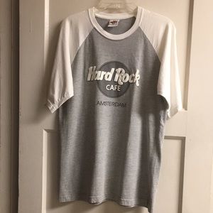 🤍Hard Rock Cafe Amsterdam Baseball Tee